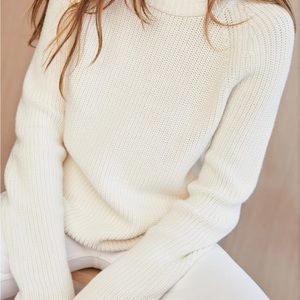 Jenni Kayne Cotton Fisherman Ivory Sz Small